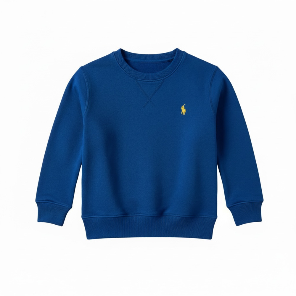 Ralph Lauren Fleece Crewneck Sweatshirt Size 24M Blue
